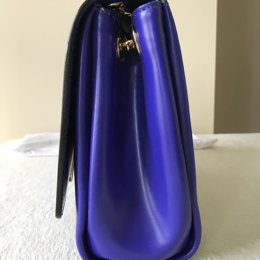 ICONIC JIMMY CHOO Violet Alba Shoulder Chain bag Retail$1690 - Picture 9 of 14